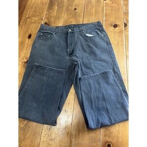 M.C. Jeans Men's 36x29 Straight‎ Fit Black Washed Denim Jeans Vintage Mexico